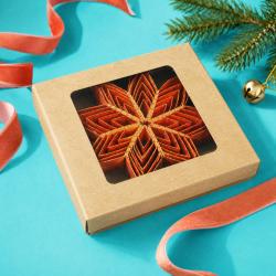 Hanging Christmas Decoration Red Paper Star
