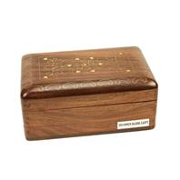 Wooden secret lock box