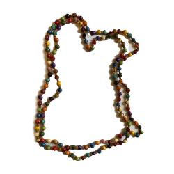 Necklace, Asai Seed Multicoloured 160cm