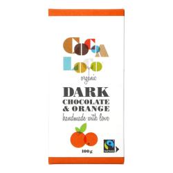 Organic Dark Chocolate and Orange Bar 100g