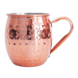 Copper Mule Mug with hammered design 450ml