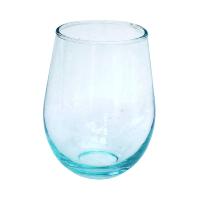Tumblers recycled glass, 13cm height, set of 2