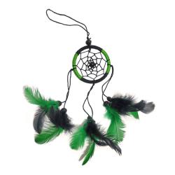 Dreamcatcher green & black 6cm