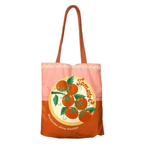 Tote Bag Recycled Cotton Tomatoes 36 x 40cm