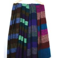 Shawl wool 195 x 80cm asstd stripes