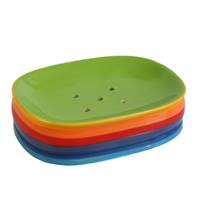 Rainbow ceramic soapdish