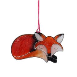 Suncatcher Fox, 9 x 5 cm
