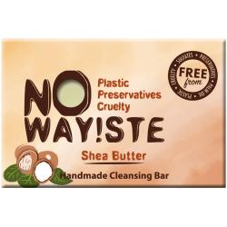 NO WAY!STE solid cleansing bar fragrance free, Shea Butter