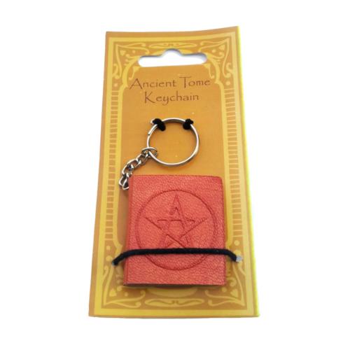 Keyring / Chain Notebook Ancient Tome Pentangle 5.5 x 5cm