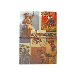Notebook with Handmade Paper, Road Queen 13 x 18cm