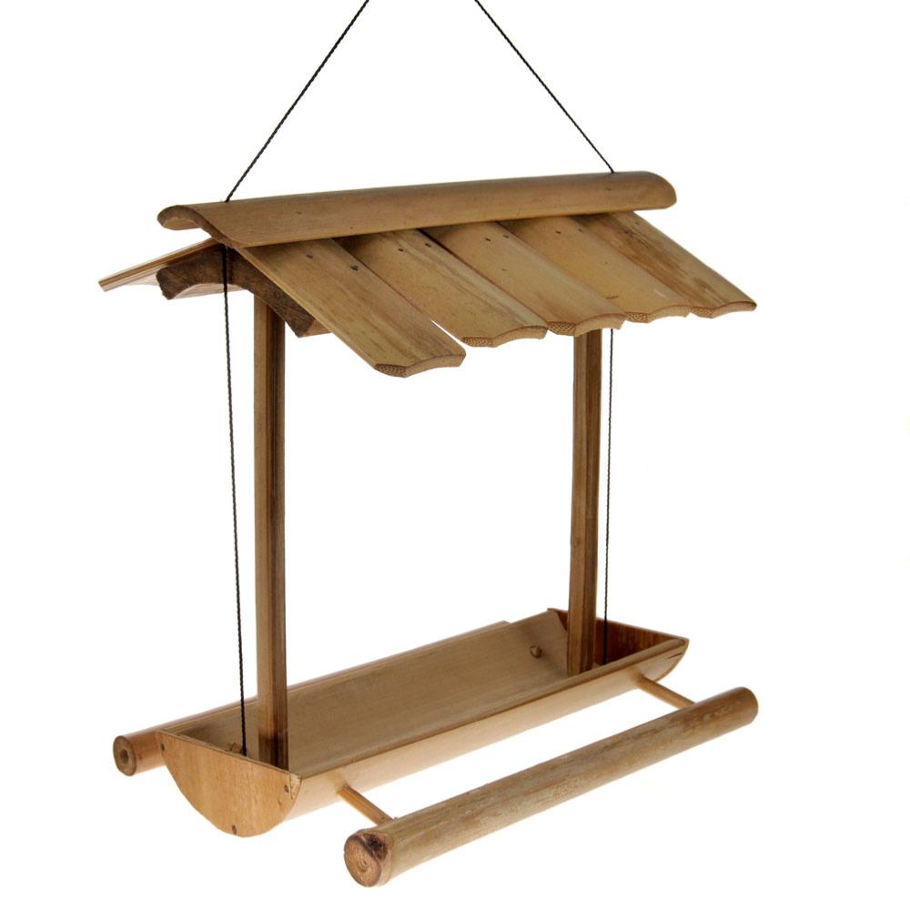 Bird feeder bamboo