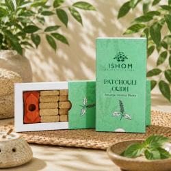 ISHOM Patchouli Oudh Smudge Incense Bricks