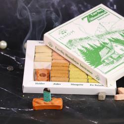 ISHOM 7 Earthly Himalaya Incense Bricks Gift Set