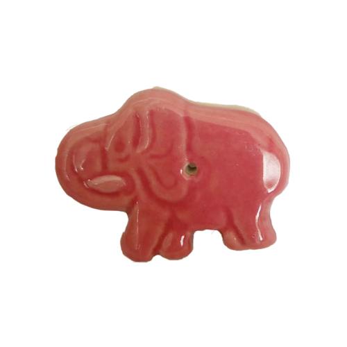 Incense Holder Ceramic Elephant Pink