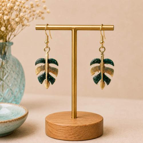 Earrings Leaf