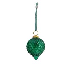 Hanging Tree Decoration Glass Lemon Green