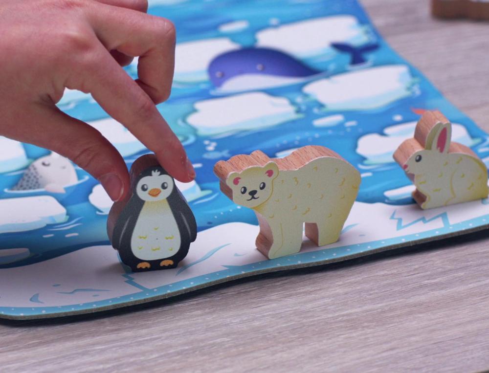 Polar Adventure Disappearing Ice Board Game for ages 46 years