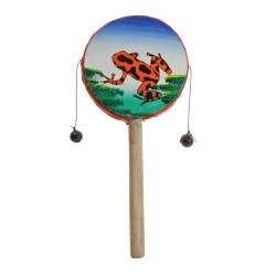 Wood/bamboo shaker, poison tree frog