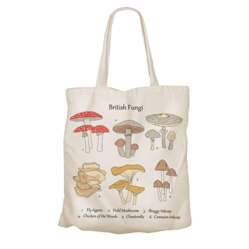 Tote Bag Recycled Cotton Fungi 36 x 40cm