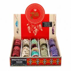 Native Soul Protection Sage Display Unit With 10 pcs