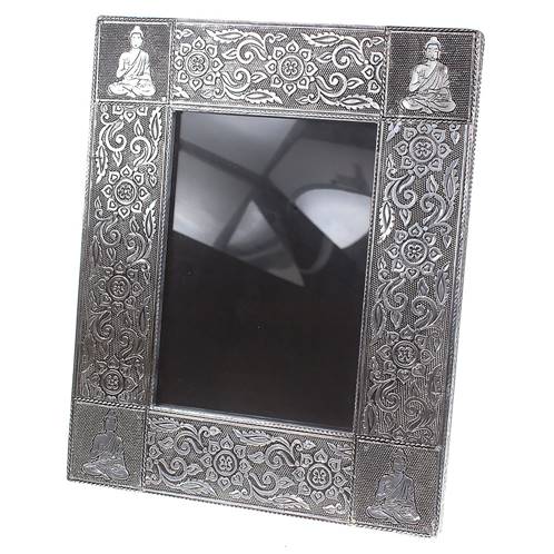 Aluminium photo frame, Buddha, 5x7" photo