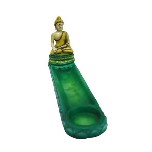Incense and T-lite Holder Light of Asia Green