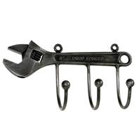 Coat hook, recycled spanner, 20.5cm width