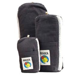 Bamboo travel pocket towel 40x60cm black with bag