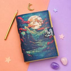 Moonlit Mountains Notebook Journal with Clasp 13 x 18cm