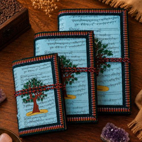 Handmade Tree of Life Notebooks Set of 3