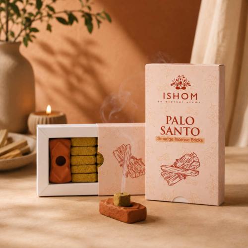 ISHOM Palo Santo Smudge Incense Bricks