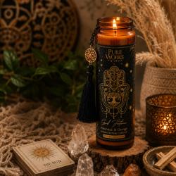 Candle in Glass Jar Esoteric Good Fortune, Patchouli and Orange 300g