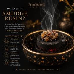 Smudge Resin Incense Esoteric Display Unit With 18 Bottles