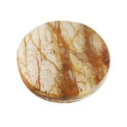 Marble coaster round, 9cm diameter