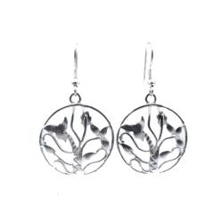 Earrings Bird in Tree