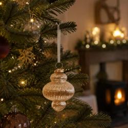 Hanging Tree Decoration Glass Chandelier Copper Colour