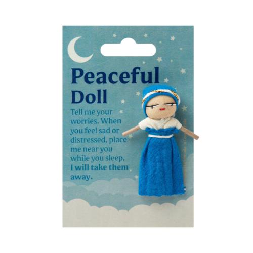 Worry Doll - Peaceful on Card