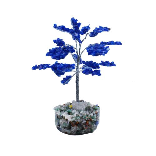 Crystal Tree Bright Blue 13cm