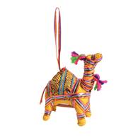 Hanging fabric camel