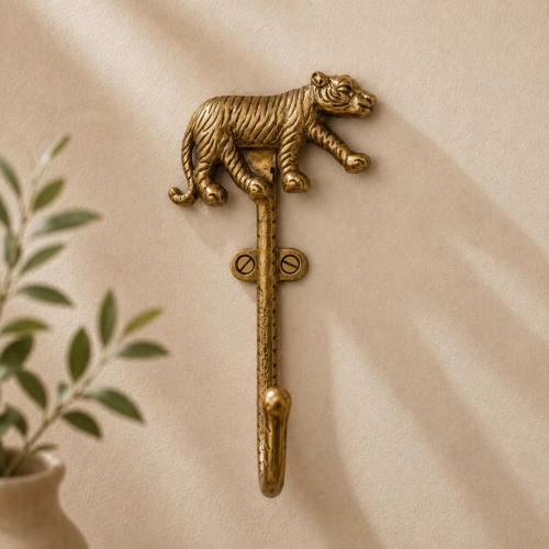 Tiger Wall Hook Recycled Aluminium