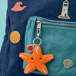 Bag Charm Starfish - Recycled Plastic