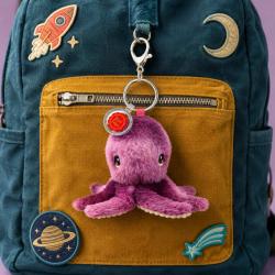 Bag Charm Octopus - Recycled Plastic