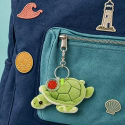 Bag Charm Turtle - Recycled Plastic
