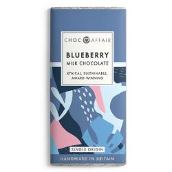 Blueberry milk chocolate bar