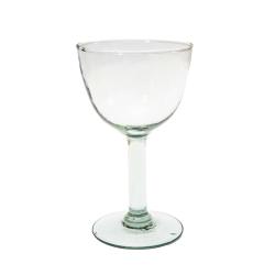 Set of 4 Wine Glasses Recycled Glass 14cm height 8cm diam
