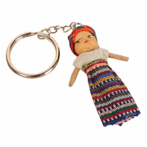 Worry doll keyring