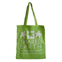 Tote Bag Recycled Cotton Shared Earth 36 x 40cm