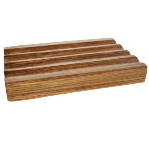 Bamboo soap/solid shampoo dish 11x7cm