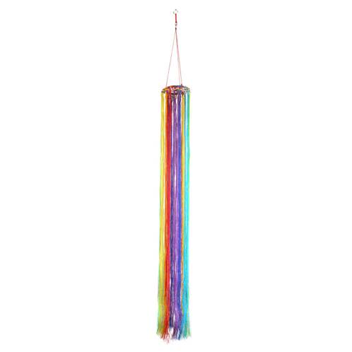Rainbow spinner with dreamcatcher tassels 6x80cm