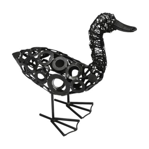 Recycled Metal Duck Ornament